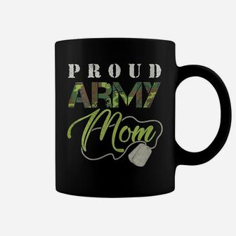 Womens US Military Proud Army Mom Soldier Veteran Mama's Day Coffee Mug | Crazezy