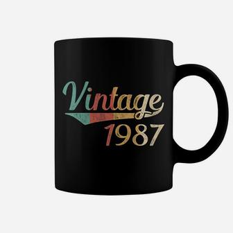 Womens Vintage 1987 33Rd Birthday Made In 1987 Coffee Mug | Crazezy