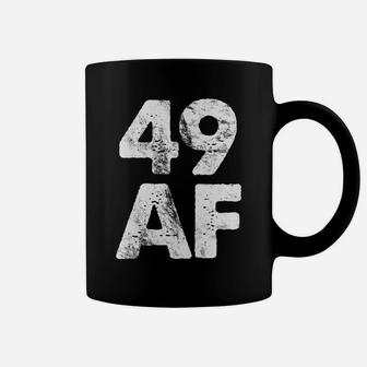 Womens Vintage 49 Af Made In 1972 Funny 49Th Birthday Coffee Mug | Crazezy