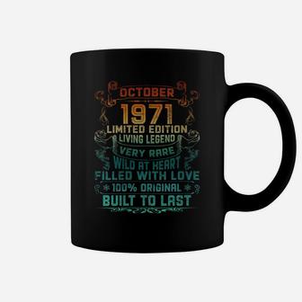 Womens Vintage 60 Years Old October 1971 60Th Birthday Gift Coffee Mug | Crazezy DE