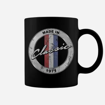 Womens Vintage Hot Rod Made In 1971 Classic 50Th Birthday Coffee Mug | Crazezy CA