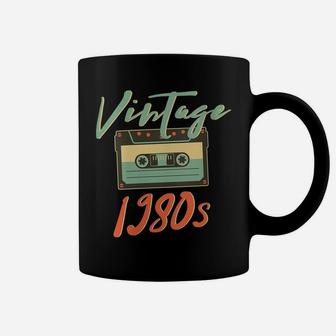 Womens Vintage Retro Gear Cassette Tape 1980S Made In The Eighties Coffee Mug | Crazezy
