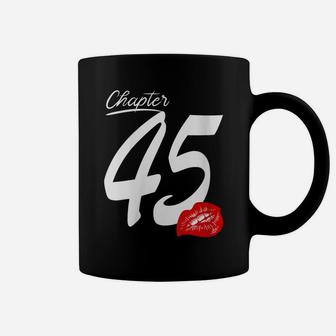 Womens Women Chapter45 With Lips For Birthday 1975 Funny Gift Coffee Mug | Crazezy