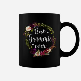 Womens Womens Best Grammie Ever Flower Wreath Grandma - Mothers Day Coffee Mug | Crazezy DE