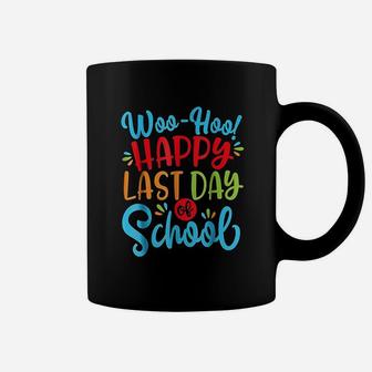 Woo Hoo Happy Last Day Of School Fun Teacher Student Coffee Mug | Crazezy DE