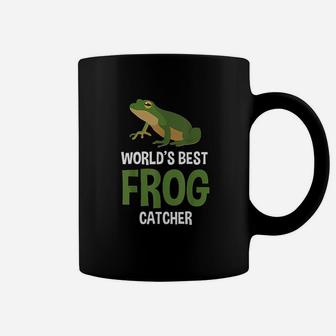 World Best Frog Catcher Gift Boys Girls Kids Frog Hunter Coffee Mug | Crazezy