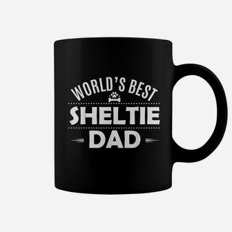 Worlds Best Sheltie Dad Sheepdog Owner Coffee Mug | Crazezy CA