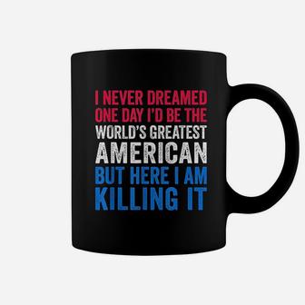 Worlds Greatest American Coffee Mug | Crazezy