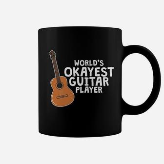 Worlds Okayest Guitar Player Coffee Mug | Crazezy
