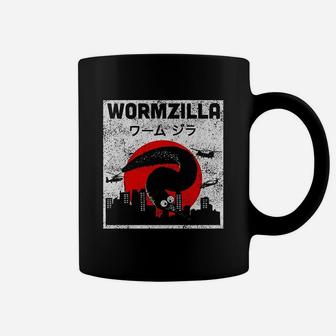Worm On A String Meme Japanese Fuzzy Magic Worms Wormzilla Coffee Mug | Crazezy