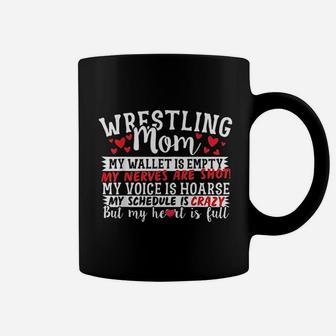 Wrestling Mom Quote Coffee Mug - Thegiftio UK