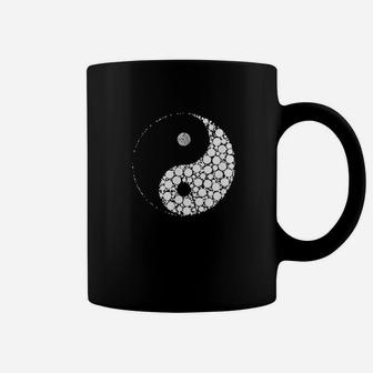 Yang Yin Circles Cosmic Chinese Coffee Mug | Crazezy