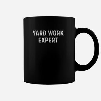 Yard Work Expert Funny Lawn Mower Gift For Dad Coffee Mug | Crazezy UK
