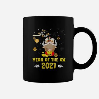 Year Of The Ox 2021 Chinese New Year 2021 Lion Dance Coffee Mug - Thegiftio UK