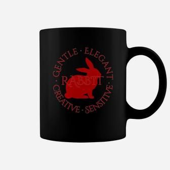 Year Of The Rabbit Chinese Zodiac Horoscope Slim Fit Coffee Mug - Thegiftio