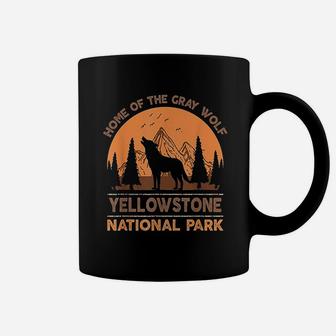 Yellowstone National Park Us Wolf Coffee Mug - Thegiftio UK