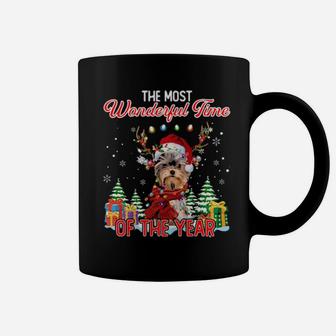 Yorkshire Terrier The Most Wonderful Time Of The Year Coffee Mug - Monsterry DE