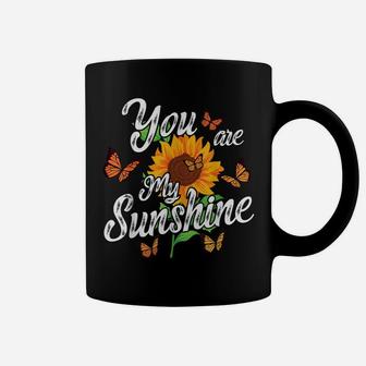 You Are My Sunshine Sunflower Flower Gardener Gardening Top Coffee Mug | Crazezy
