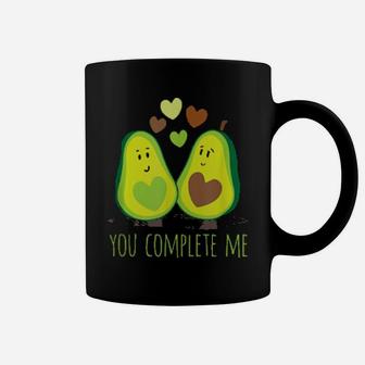 You Complete Me Avocado Idea Valentines Day Coffee Mug - Monsterry