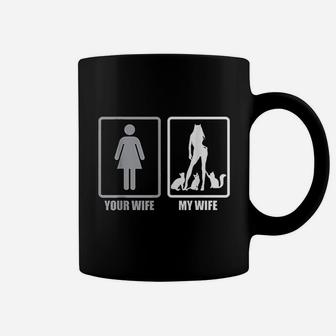 Your Wife My Wife Loves Cats I Married A Cat Lady Coffee Mug | Crazezy AU