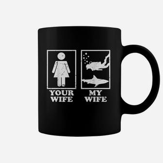 Your Wife My Wife Scuba Diving Gift Coffee Mug - Thegiftio UK