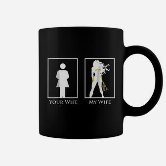 Your Wife My Wife Superhero Coffee Mug | Crazezy CA