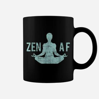 Zen Af Cute Yoga Clothes Funny Gifts For Women Coffee Mug | Crazezy CA