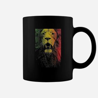 Zion Rootswear Rasta Lion Face Coffee Mug | Crazezy DE
