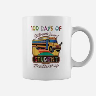 100 Days Of School Bus Driver Safe Student Delivery Gift Coffee Mug | Crazezy