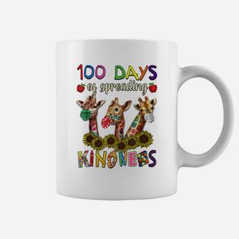 100Th Day Of School 100 Days Of Spreading Kindness Teacher Coffee Mug | Crazezy CA