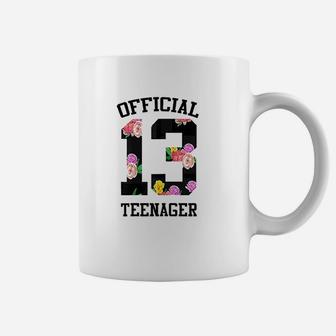 13Th Birthday Girl Official Teenager Coffee Mug | Crazezy