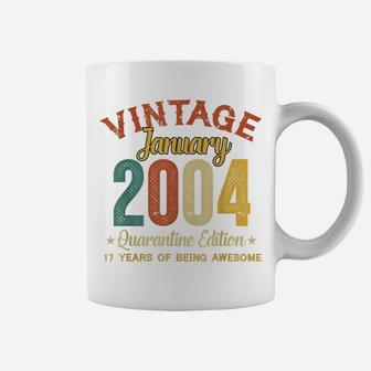 17 Years Old Gifts 17Th Birthday Gift Vintage January 2004 Coffee Mug | Crazezy CA