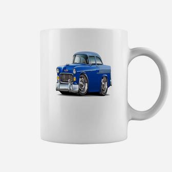 1955 Chevy Belair Blue Car Custom Coffee Mug - Thegiftio UK