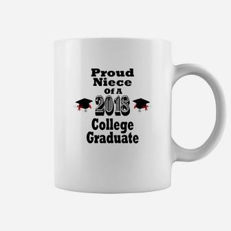 2018 College Graduation Gift Proud Niece Graduate Coffee Mug - Thegiftio