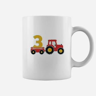 3Rd Birthday Gift Construction Party 3 Year Old Boy Coffee Mug | Crazezy CA