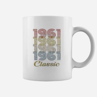 60Th Birthday Gift Retro Birthday 1961 Classic Coffee Mug | Crazezy