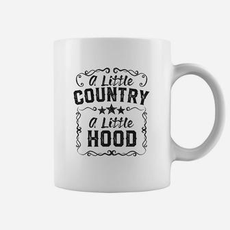 A Little Bit Country A Little Bit Hood Music Coffee Mug | Crazezy