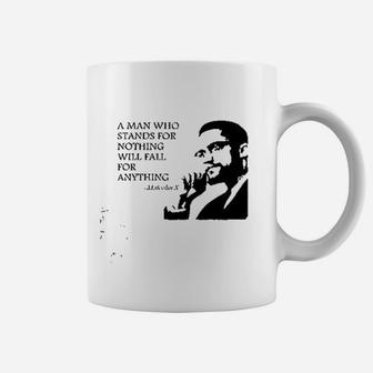 A Man Who Stands For Nothing Fall For Anything Coffee Mug | Crazezy DE