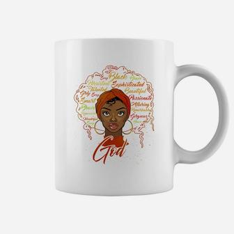 African American Girl God Says I Am Black Pride Coffee Mug | Crazezy AU