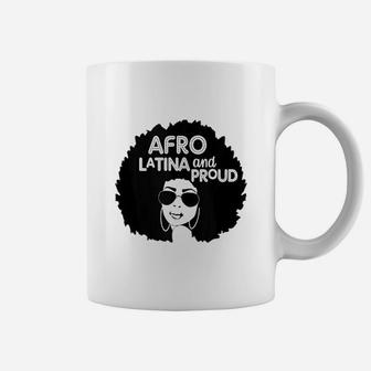 Afro Latina & Proud Black Latinx Pride Afro Origin Girl Coffee Mug - Thegiftio UK