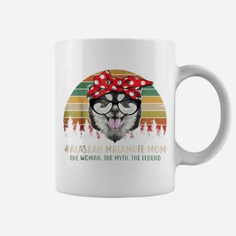 Alaskan Malamute Mom The Man Myth Legend Tshirt For Mother Coffee Mug | Crazezy UK