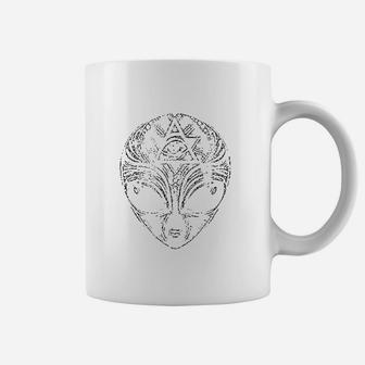 Alien Occult Mason All Seeing Eye Coffee Mug | Crazezy