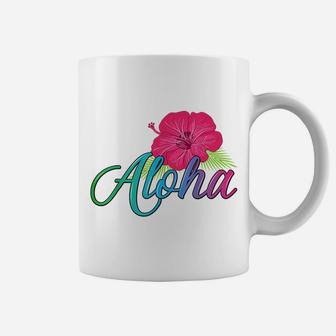 Aloha Hawaii From The Island - Feel The Aloha Flower Spirit Coffee Mug | Crazezy