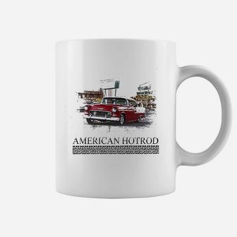 American Hotrod Muscle Car Belair Diner Motel Classic Graphic Coffee Mug | Crazezy