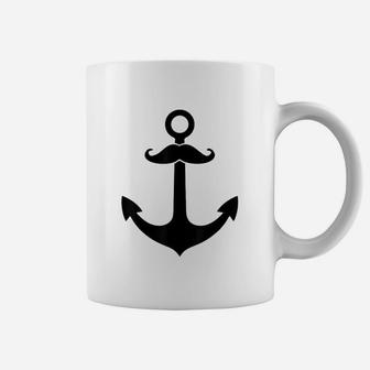 Anchor With A Mustache Coffee Mug | Crazezy AU