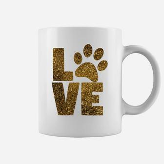 Animal Lover Dog Cat Paw, Pet Rescue Love Best Friend Gift Coffee Mug | Crazezy DE