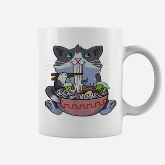 Anime Cat Ramen Kawaii Neko Noodles Coffee Mug | Crazezy UK