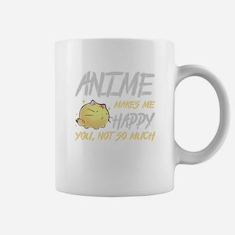 Anime Makes Me Happy You Not So Much Tshirt For Anime Lover Coffee Mug - Thegiftio UK