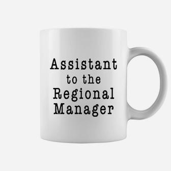 Assistant To The Regional Manager Funny Tv Costume Gray L Graphic Coffee Mug | Crazezy CA