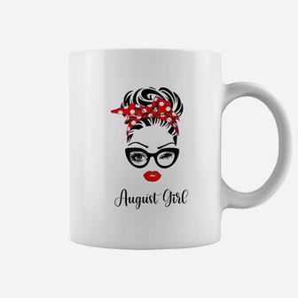 August Girl Born In August August Queen Black August Girl Coffee Mug | Crazezy DE